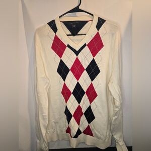 Tommy argyle sweater